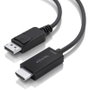 Aisens Cable Conversor DisplayPort a HDMI 4K@60Hz 2m Negro